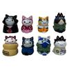 5cm Anime Naruto Figure Toys Cute mini Kakashi Uchiha Itachi Gaara Q Version Action Dolls Pvc Model Edition Birthday Gifts