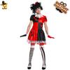 Halloween Erwachsene Große Damen Herzen Clown Cosplay Kostüme Bühnenauftritt Partykostüme Verteilung