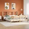 VidaXL Bunk Bed Without Mattress 180x200 Cm Solid Pine Wood, Bed, Bedroom Furniture, Bed with Storage, 3321814