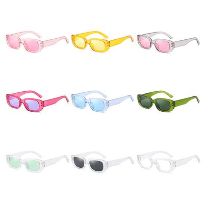 Sunglasses Women Rectangle Shades Vintage Sun Glasses  Brand Designer