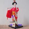 12 Inch Japanese Geisha Kimono Doll, Traditional Maiko Figurine for Sushi Bar Decor & Oriental Home Accent, Artisan Gift
