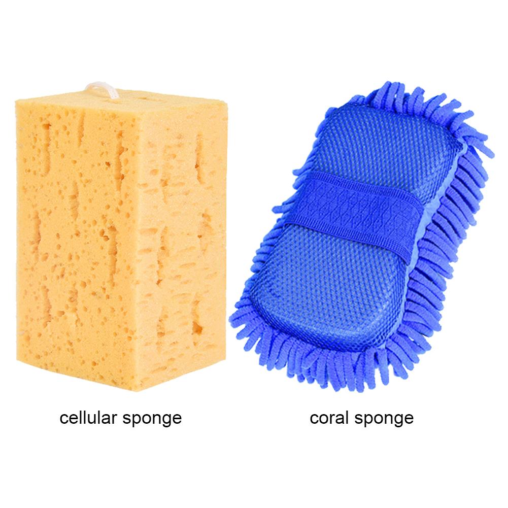 Car Wash Coral Sponge Block Absorpce vody Mytí auta Detailing Kartáč Pad Voštinové/Coral Nástroje na čištění auta Silná houba