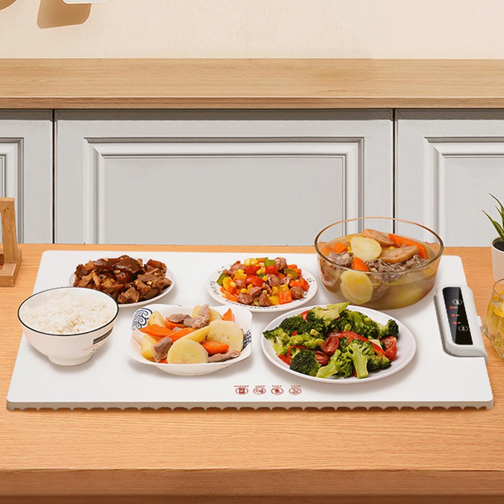Electric Warming Tray Foldable Food Warmer With Adjustable Temperature Control For Buffet Restaurants Party Decor