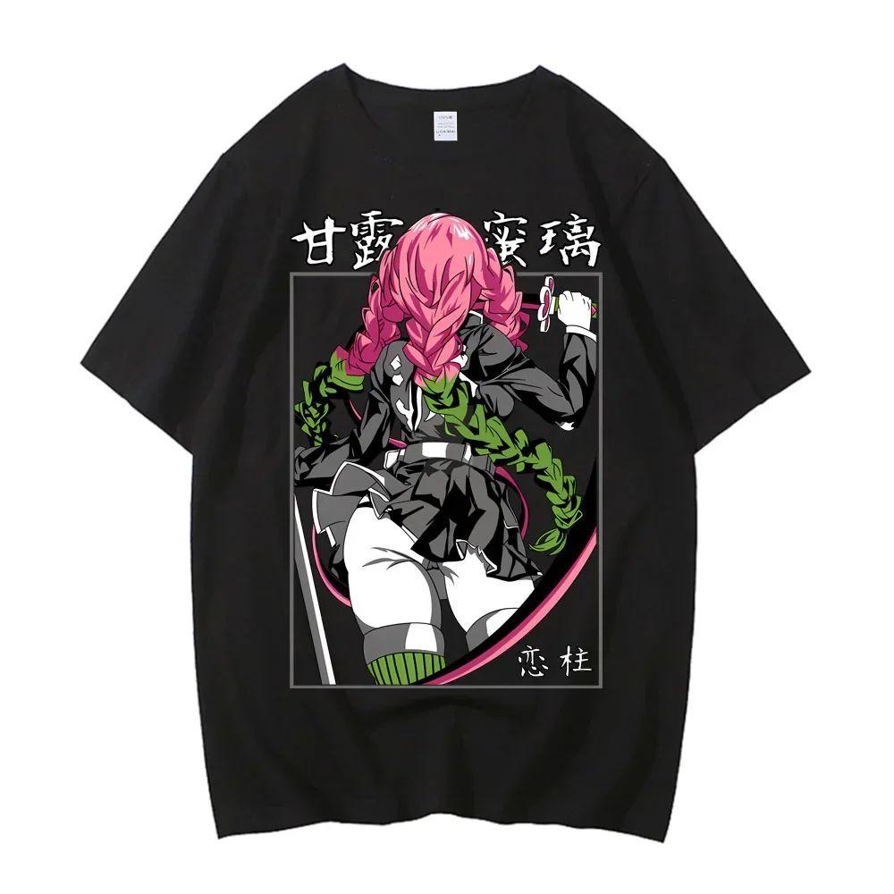 High Street Clothing Harajuku Casual T-Shirt Anime Printed Cotton T-Shirt High Quality Anime Graphics T-Shirt Casual Top Unisex