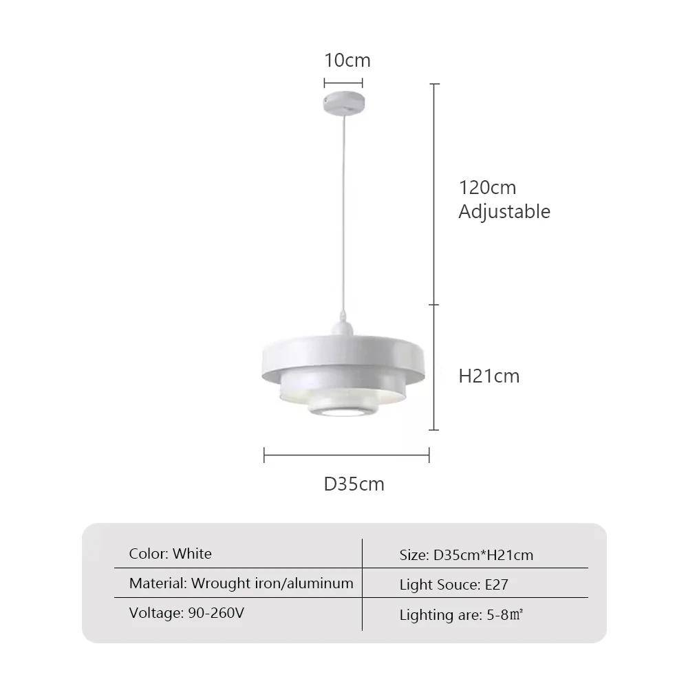 

Современная светодиодная люстра в скандинавском стиле из стали и алюминия, многоцветная, для освещения кофейни, столовой, спальни, декоративные светильники Warm White