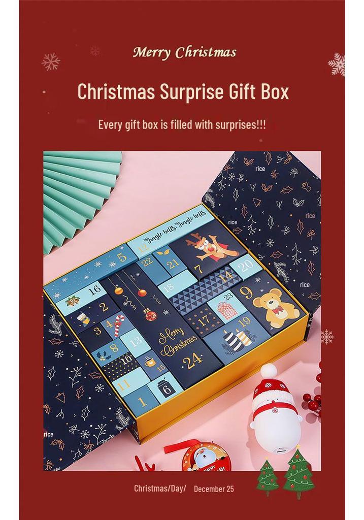 2026 Christmas Countdown Calendar Box: New Style Gift Packaging