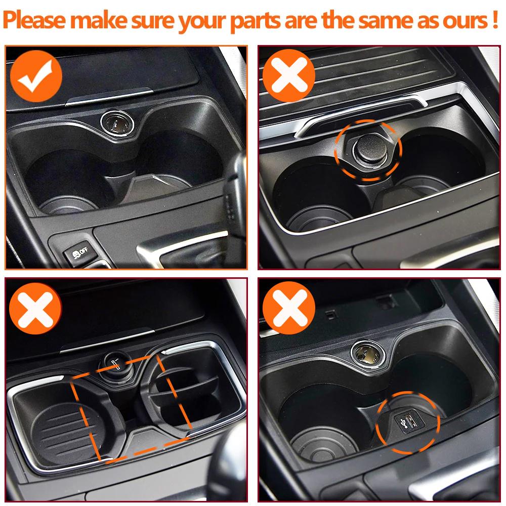Car Central Console Water Drink Cup Holder Insert Removable Cover Repair Kit For 1 2 Series F20 F21 F22 F23 F87 2013-2018