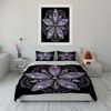 Elegant Purple Jewelry Set—Wedding Or Party Soft Comfortable Duvet Cover Bedding Set Included 1*Duvet Cover & 2*Pillowcases