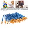 50Pcs Paint Brush Set Nylon Bristles Multiple Models Strong Adsorption Art Paint Brush Set for Watercolor Oil Painting