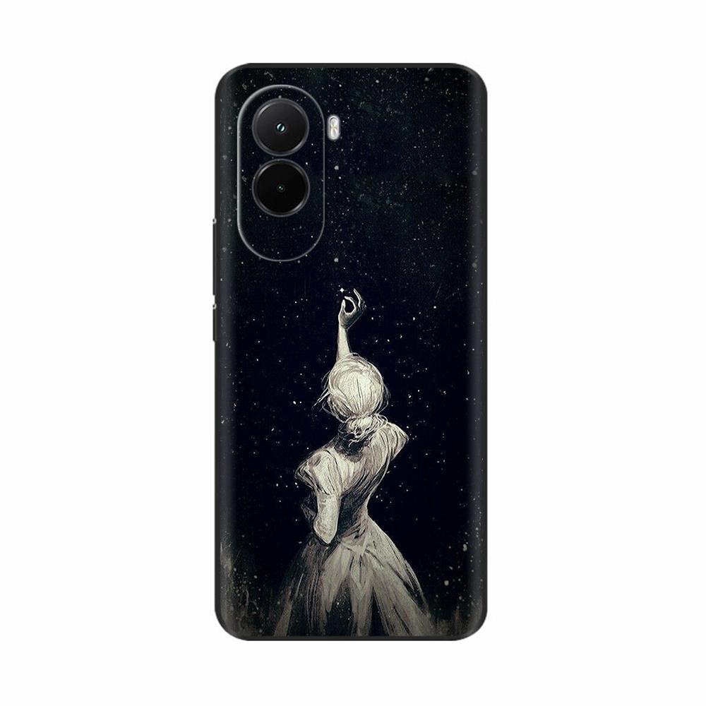 For Poco M7 4G Case Flowers Cartoon Animals Cool Style Soft Silicone Black Phone Cover For Xiaomi Poco M7 Case Fundas M 7 Bags