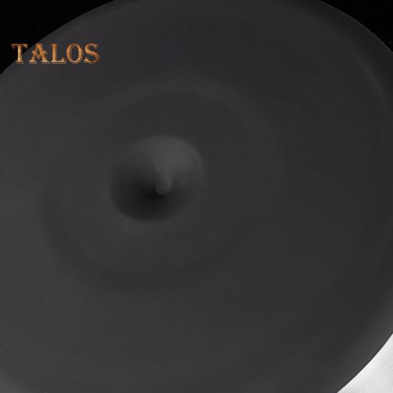 Stainless Steel Salad Spinner with Drain Basket Anti-Slip Base Stop Button Large 5.3 Quart Vegetables Dryer