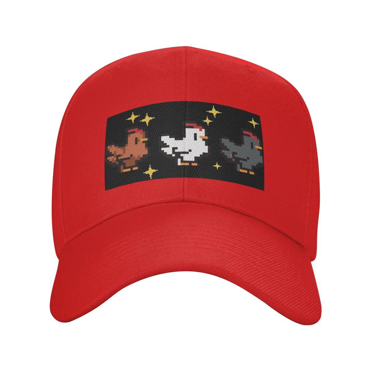 

Unhappy Chickens Stardew Valley Game Cute Cartoon Baseball Caps Fashion Men Women Hats Outdoor Cap Hiphop Baseball Hat Casquette One Size