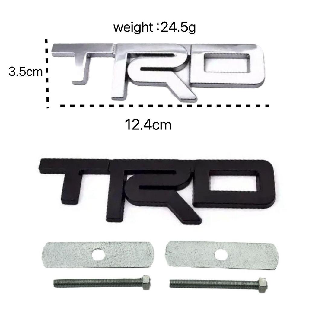 TRD Metal Badge for Reiz Camry Avalon – Car Sticker & Grille Logo Modification