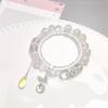 Bracciale Originale Farfalla di Cristallo Fatata con Design Fiore Esplosivo per Studenti e Dirette Streaming