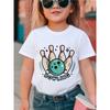 Europäische Größen Mädchen Kurzarm-T-Shirt, Weich Und Bequem Für Den Täglichen Gebrauch, Geeignet Für Zuhause, Draußen Und Sportliche Aktivitäten, Bequem Und Atmungsaktiv