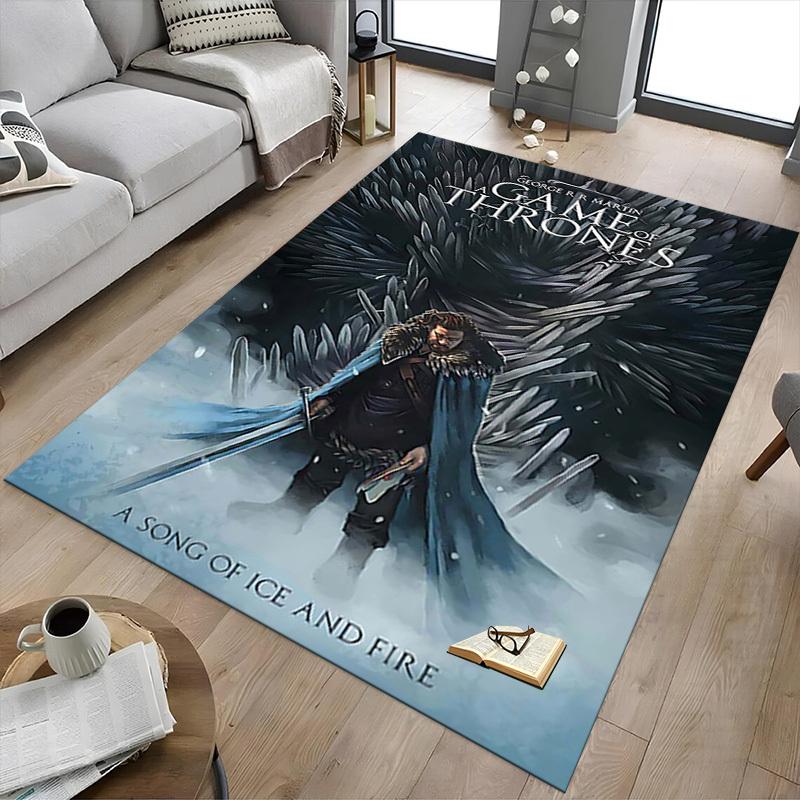 1pc Game of Thrones A Song of Ice and Fire Carpet Office Rug Mat Home Decor Area Carpet Festival Gift Office desk chair carpet Longlasting Material