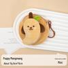 Cartoon Doll Plush Coin Purse: Custom Cute Mini Earphone & Storage Bag for Students and Children