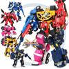 MiniForce Penta X Ranger 5 In 1 Transformation Robot Bot PENTATRON Model Mini Force Deformation Combir Action Figure Toys Gift