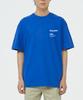 ROYALLIFE Rylf Box Logo Oversized Short Sleeve T-Shirt (Rl401 Rylf Box Logo Tee) - Blue