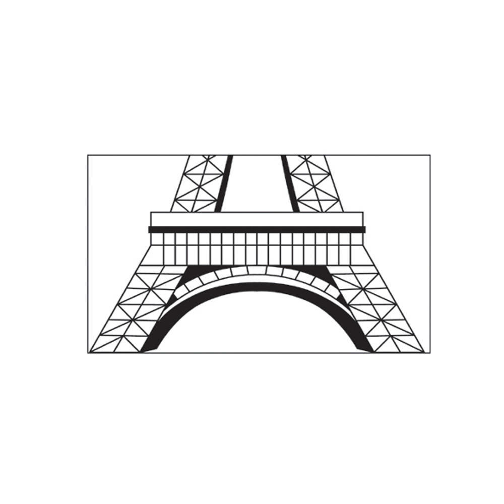 Romantic Paris   Tower Beautiful View of France   Wall Wallpaper Stickers Art Decor Mural Room Decal