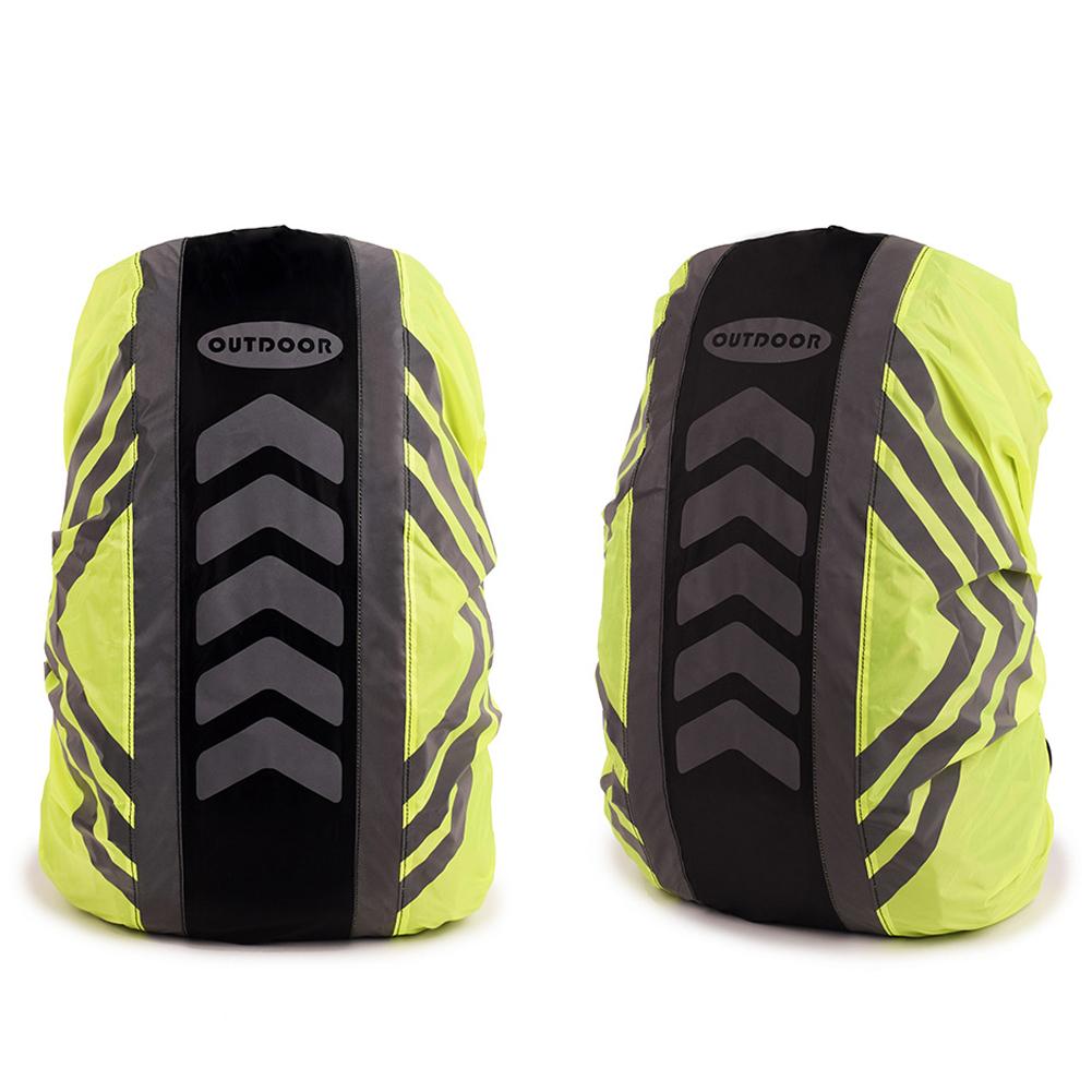 Waterproof Outdoor Backpack Reflective Strip Cover Cycling Hiking Climbing Cover Night Reflector Strip Rain Cover Dust Cover Unisex