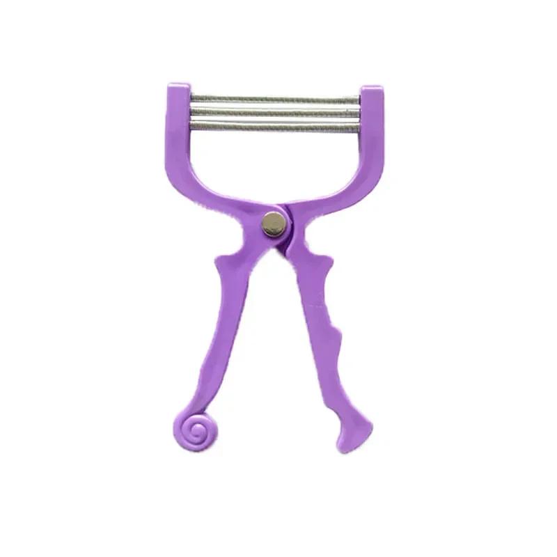 Håndholdt epilator for ansiktshår Sikker fjærrulle Kvinner Fjerning av ansiktshår Epilator Ansiktspleie Massasjeapparat Skjønnhetsverktøy