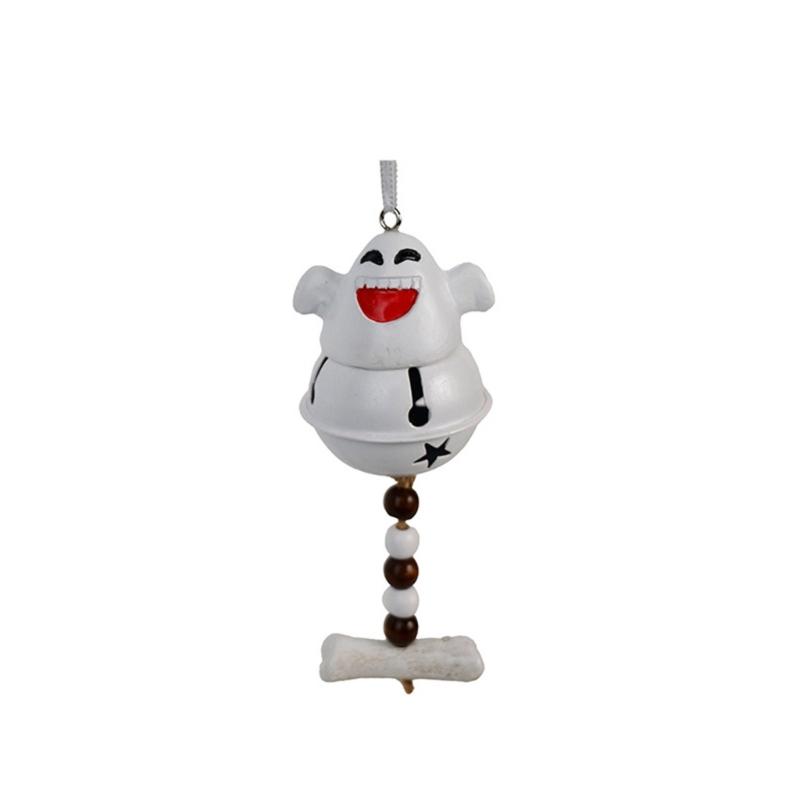 

Ghostly Resin Aeolian Bell Ornament Halloween Bell Hanging Decorations For Door Entryway Window Wall Holiday Decoration