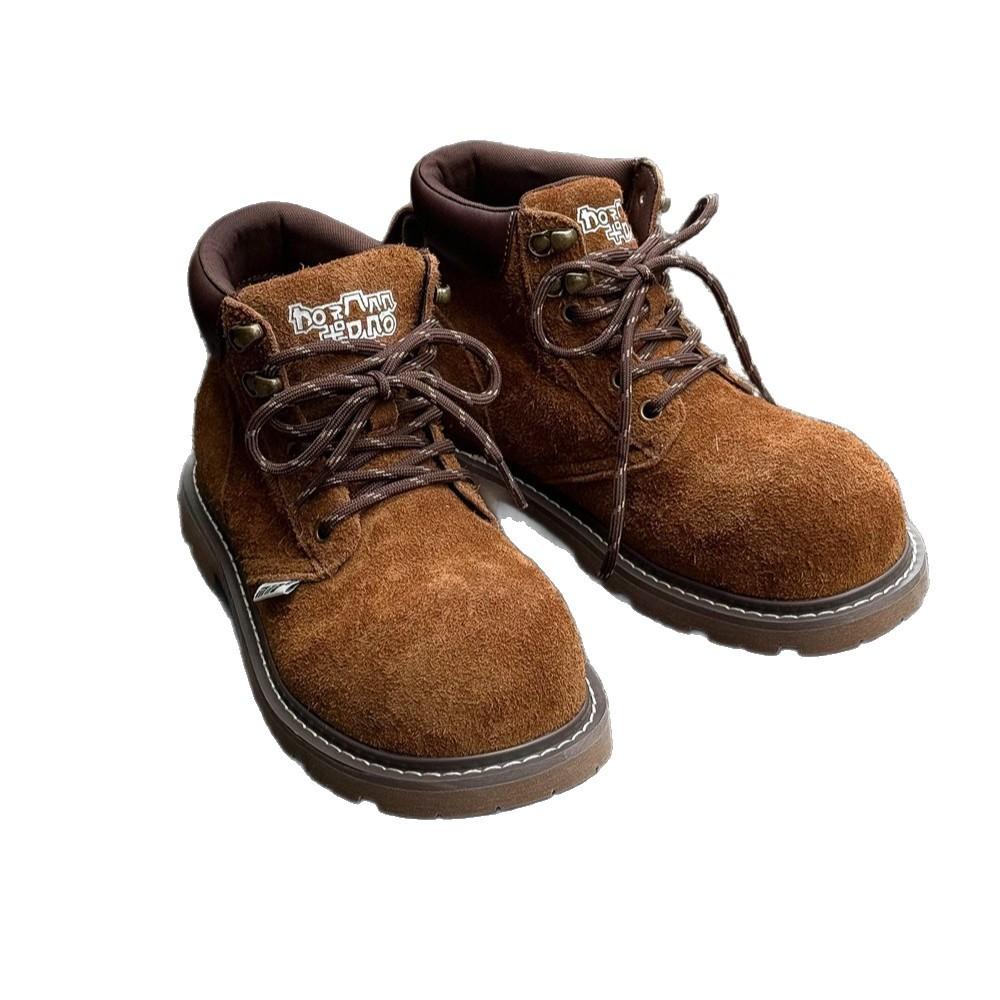 Kapibara ugly cute big head Martin boots women's 2025 new British style versatile outdoor tooling rhubarb boots