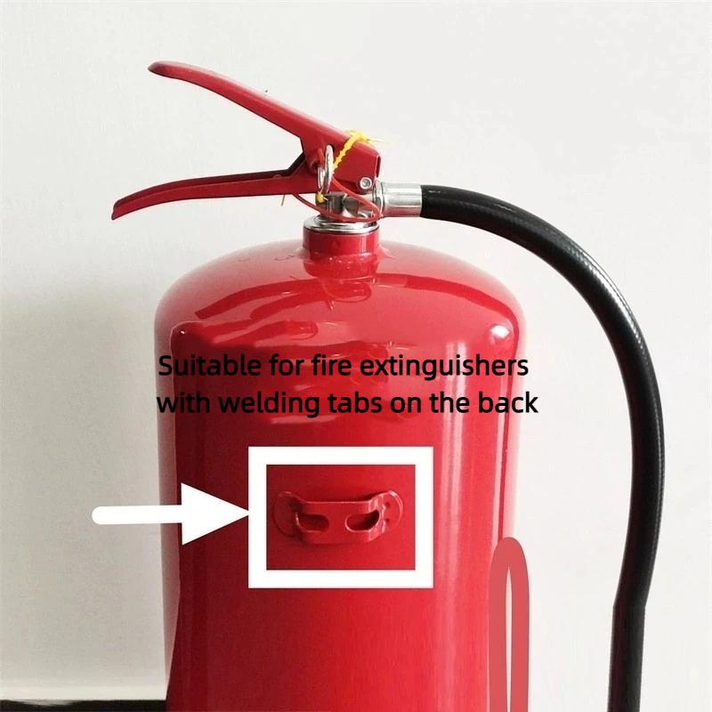 Wall Mount Fire Extinguisher Hanger Durable Metal Fixing Bracket Universal for 3-5lb Extinguishers Garage Office Use
