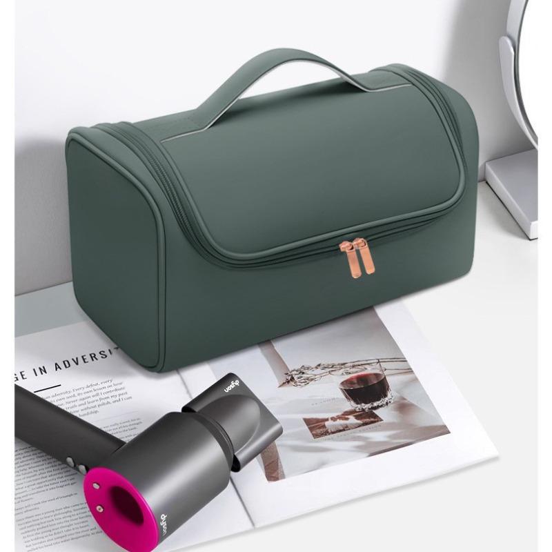 Hanging Storage Bag Extra Large Flip Top Handheld Bag Portable Travel Hair Dryer Organizer for Business Trip and Travel