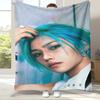 Felix Kpop Stray Kids Flannel Blanket,Ultra Soft Warm Plush Throw for Home Bedroom Bed Sofa Cover Camping Picnic Gift