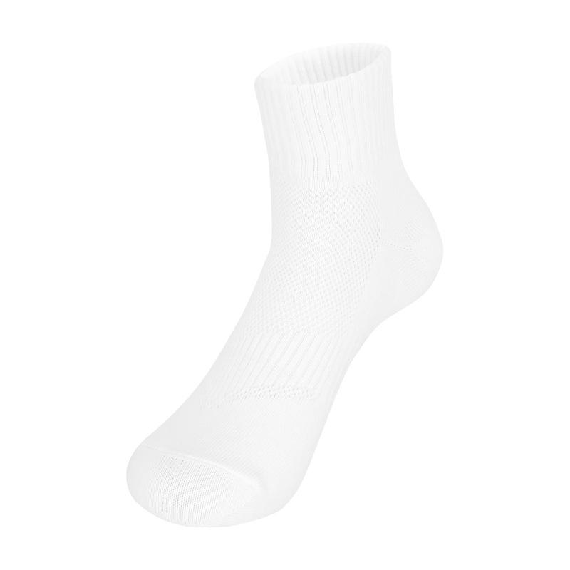 

Белые дышащие хлопковые носки с низкой посадкой до середины икры для мужчин и женщин