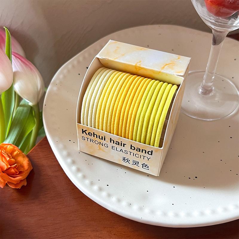 

1 шт. Допаминовый конфетного цвета высокоэластичный резиновый ободок для волос, завязанный в пучки, петля для волос, прочный ободок