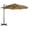 VidaXL Parasol de Jardin avec Base Portable, Pare-soleil de Patio, Abri de Soleil, Parasol de Terrasse Arrière-cour 276334