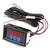 DC 5-80V LED Digital Display Thermometer With Dual NTC Metal Waterproof Probe Temperature Sensor On Board Thermometer -50~+125℃