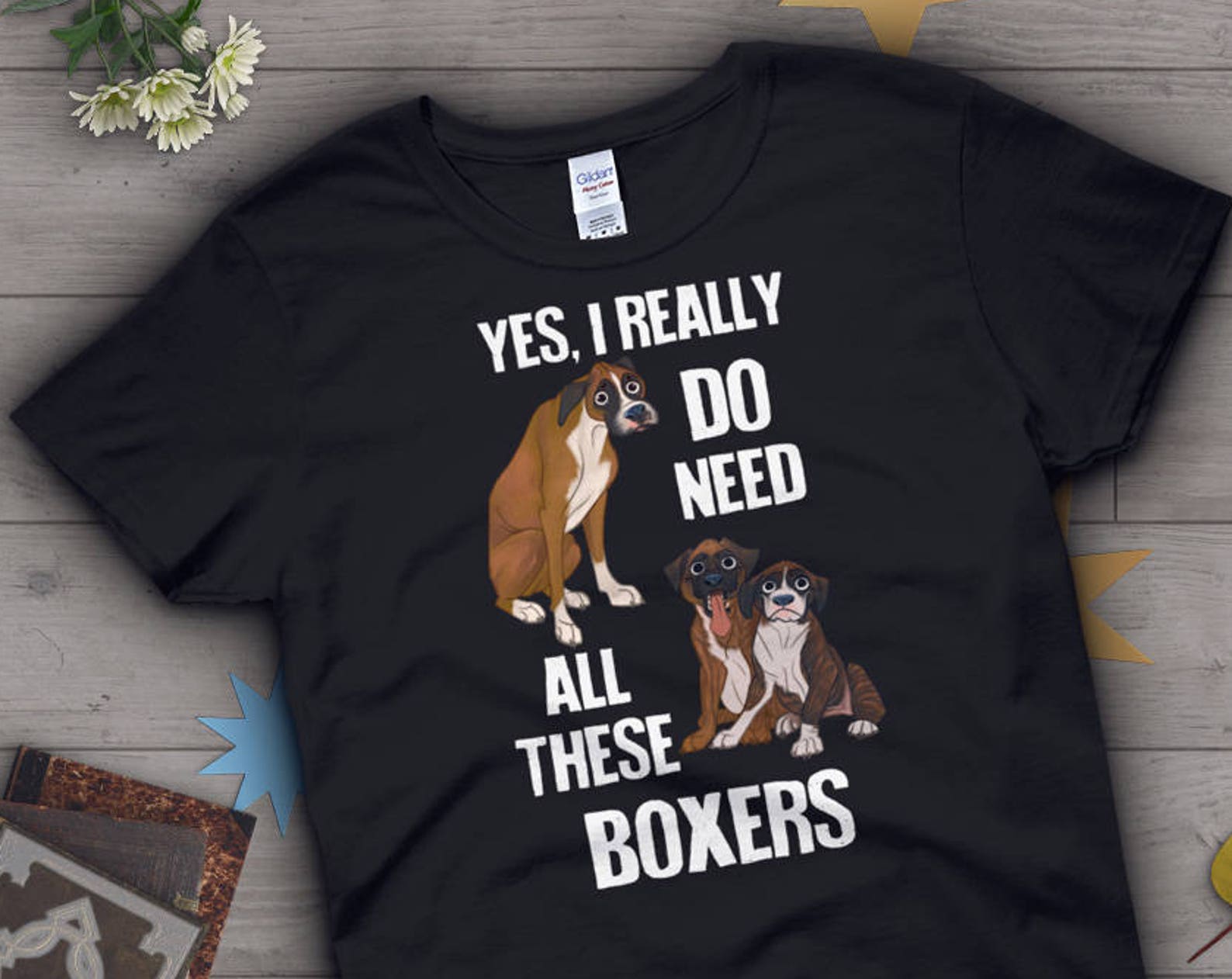Funny Boxer Dog Shirt,  , Dog Lover Gift, Cute Boxer Mom T-shirt, White Boxer Dog Lover TShirt, Pet Graphic Tee, Dog Lover Tops Blue 100