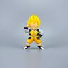 4pcs Anime Dragon Ball Space Suit Goku Gohan Krillin Gotenks Q Version Action Figures PVC Statue Desktop Decoration Model Gifts