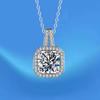 S925 Sterling Silver Jewelry Set with Zircon Inlay Necklace Pendant Ring Earrings Fashion Gift