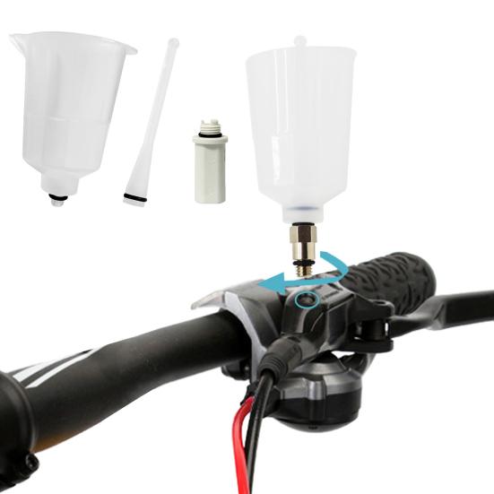 Bicycle Disc Brake Bleed Kit for Shimano Funnel MTB Road Mountain Bike Disk Brake Oil Injector Funnel Adapter Bleeding Tool
