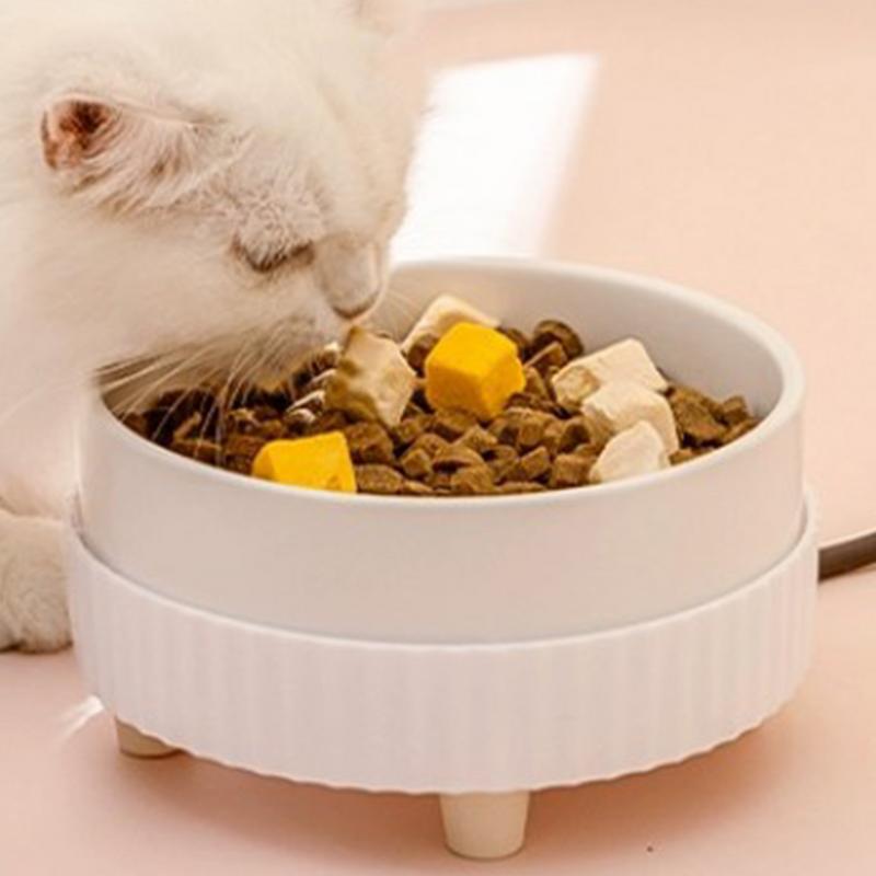 Heated Dog Water Bowl Thermostatic Water Dish Heater Noiseless Ceramic Water Bowl Cat Water Fountain Heating Animal Drinking