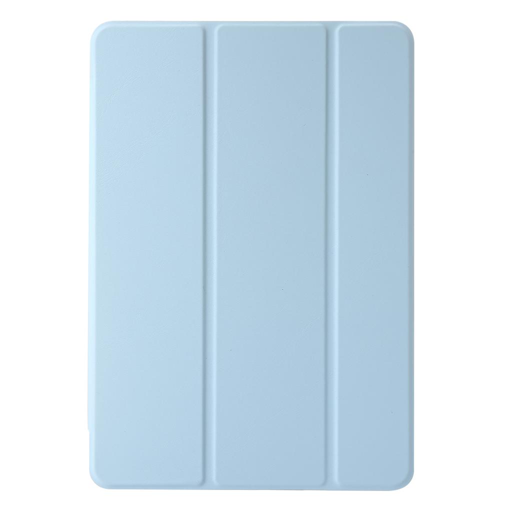 For Huawei MatePad SE 11 Case Tri-fold Stand Leather+TPU+Acrylic Clear Back Tablet Cover