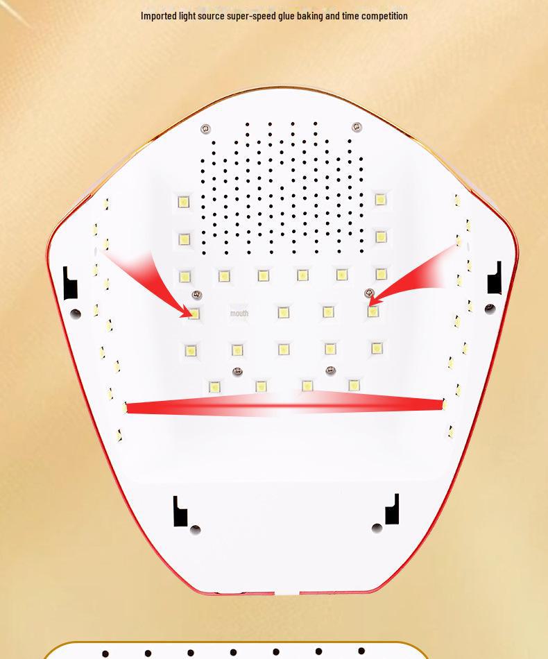 96W Rechargeable Nail Light Therapy Machine for High-Power Gel Drying