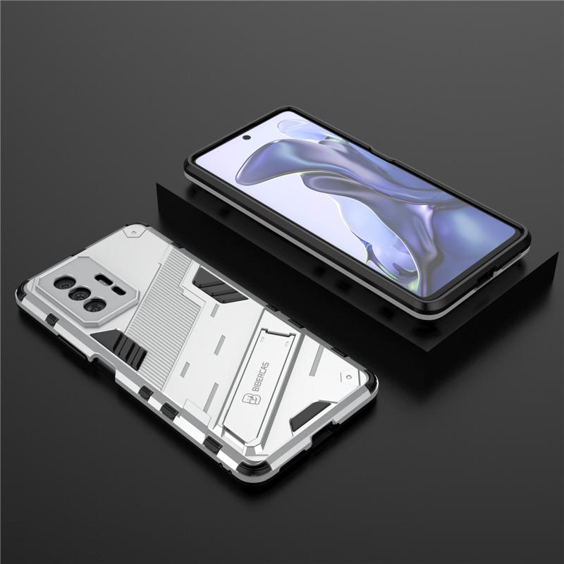 Shockproof Case For Xiaomi Redmi 10 9T 9A 9C Note 9 Pro 10S 10T Mi 11 Lite 11T POCO X3 NFC GT F3 Rugged Armor Stand Holder Cover