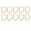 Fake Nose Ring Hoop Lip Labret Ring for Women Non Pierce Hoop Nose Ring Septum Hoop Ring Tragus Rook Ring Non Piercing Jewelry