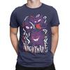 Gengar Shiny Scary T-Shirt Men Cotton Tops Retro Ghost Kaiju Japan Style Pocket Round Neck Short Sleeve