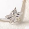 European and American style exaggerated flower fashion simple wind live ring temperament floral niche design high-end women's models