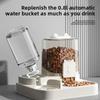AA1 Cat Feeder, Dog and Cat Basin, Equipped with Water Dispenser Bowl, Automatic Recycling Utensil, Universal Pet Products