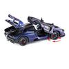 1/24 Toyota Senna Alloy Track Sports Car Model Diecasts Metal Racing Vehicles Car Model Simulation Sound Light with Spray Kids Toy Gift
