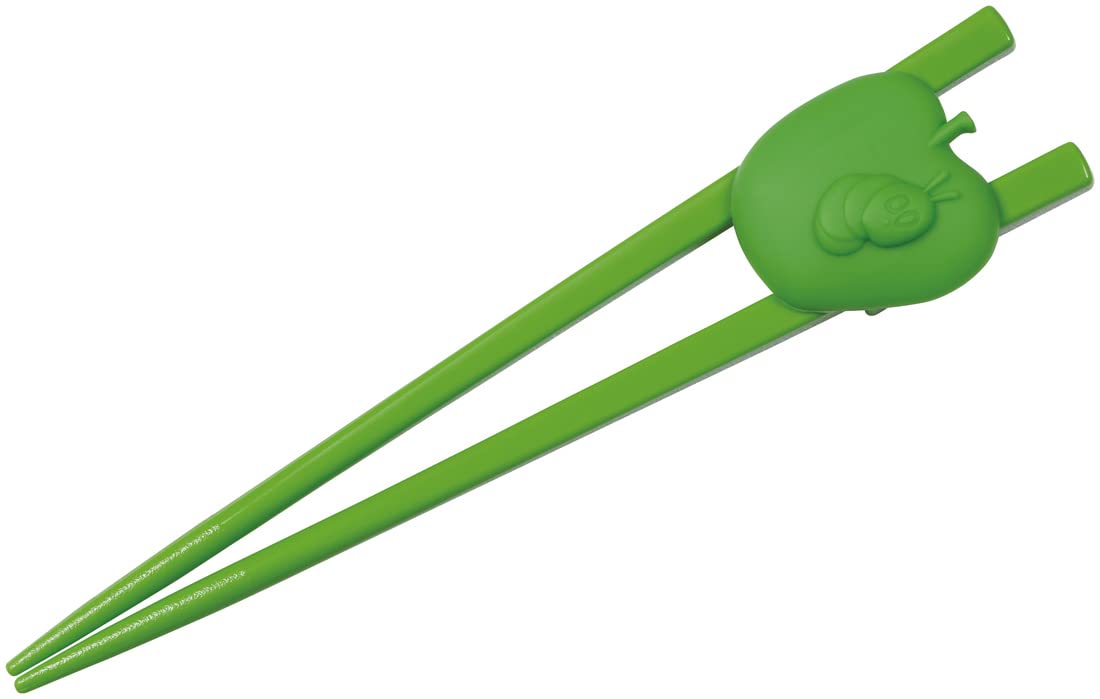 

Тренировочные палочки для еды Skater с держателем для детей Очень голодная гусеница Сделано в Японии 16,5 см ATC1N-A