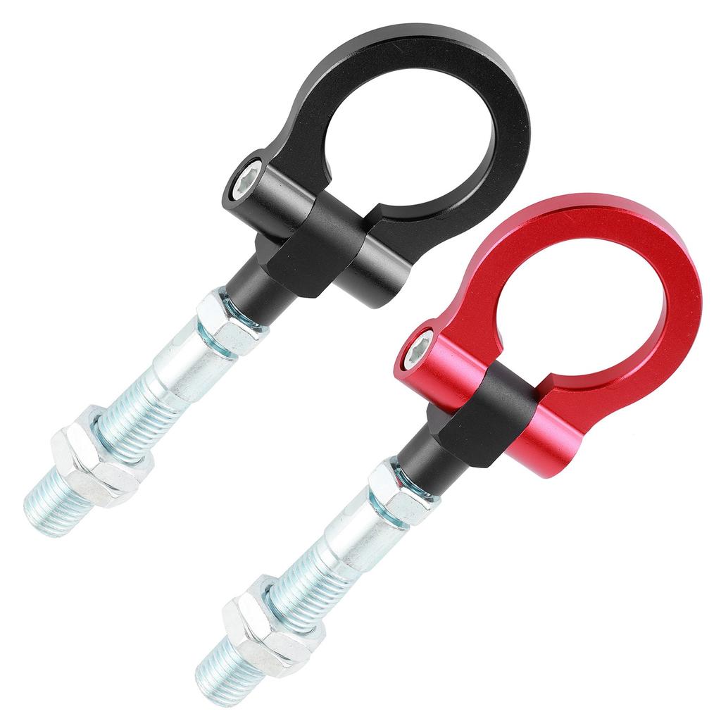 Car Accessory Car Racing Tow Hook Heavy Duty Tow Hook Red Folding Racing Car Refitting Fit for 2012‑2017